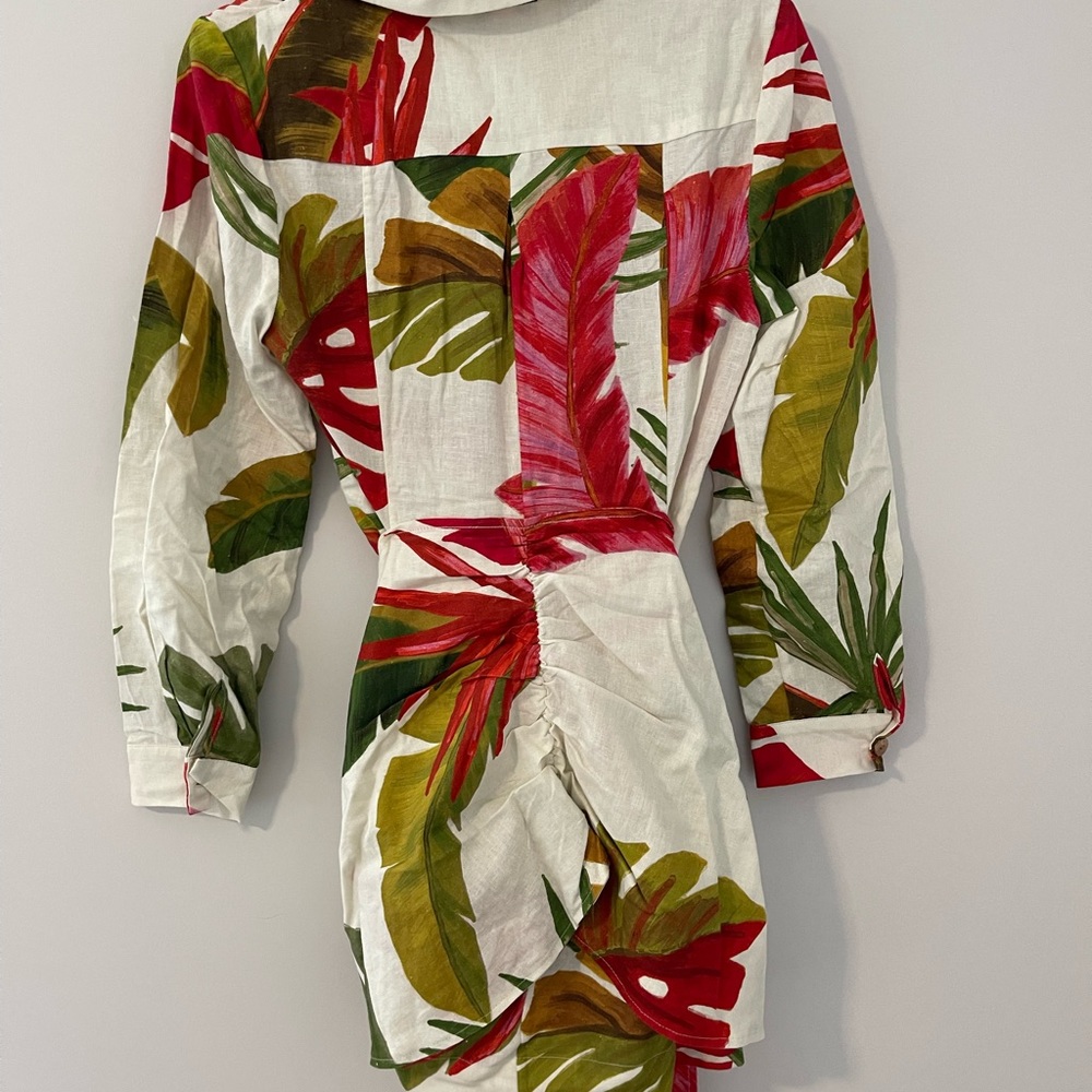 FARM Rio White Forest Mini Dress - Picture 6 of 7